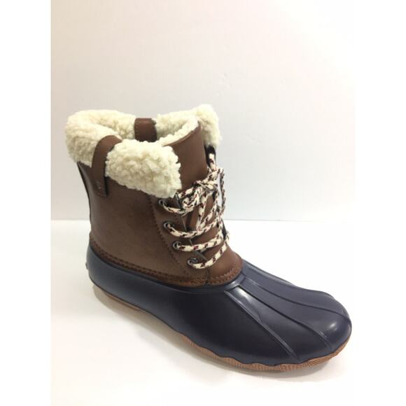 American Eagle Outfitters Shoes - American Eagle Outfitters Duck Snow Boots Sz 11 Rain‎ Weather brown Leather NEW